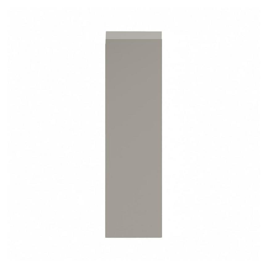 Clerkenwell Super Matt Sand Grey 932mm x 410mm x 16mm End Panel Cut Out Front