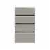 Clerkenwell Super Matt Sand Grey 160mm x 300mm Kitchen Drawer Angled Open