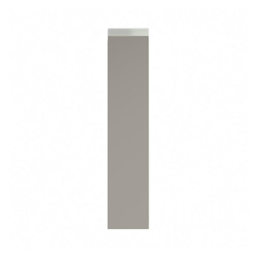 Clerkenwell Super Matt Sand Grey 360mm x 700mm Half Height Kitchen Door or Drawer Angled Open