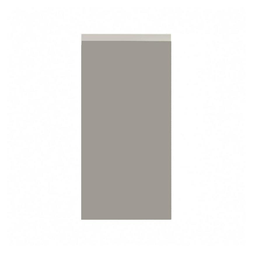 Clerkenwell Super Matt Sand Grey 360mm x 1000mm Half Height Kitchen Door or Drawer Angled Open