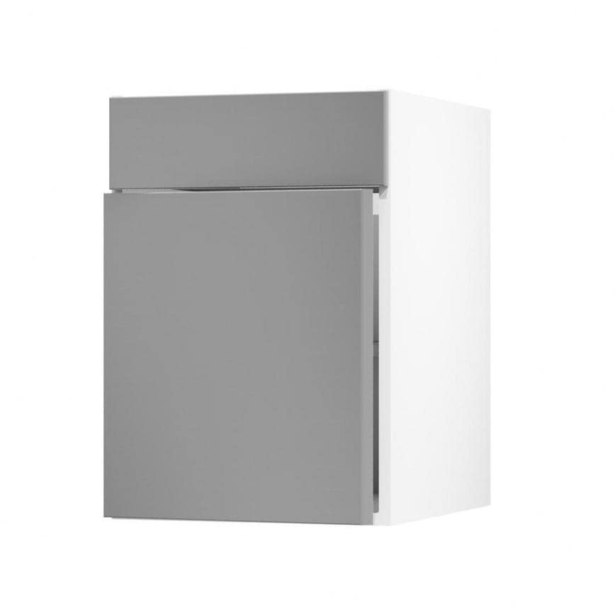Greenwich Gloss Slate Grey 500 Standard Door Open