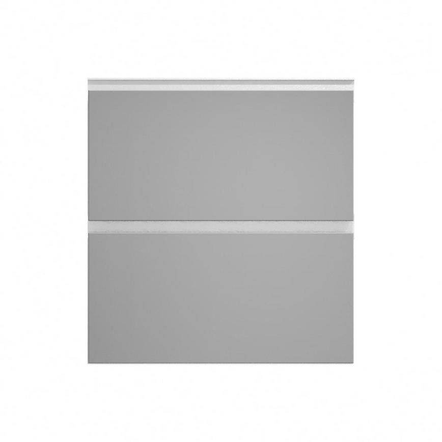 Greenwich Gloss Slate Grey 700 Pan Drawer Door 342mm