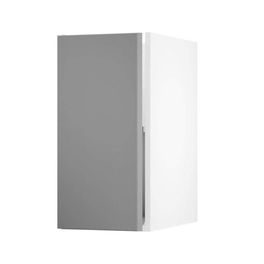 Greenwich Gloss Slate Grey 350 Full Height Door Open