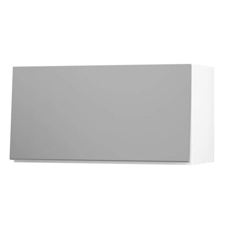 Greenwich Gloss Slate Grey 700 Half Height Door Open