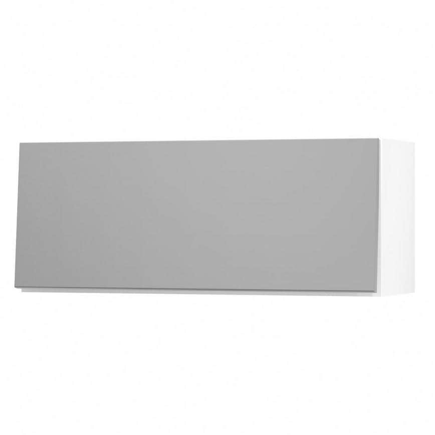 Greenwich Gloss Slate Grey 900 Half Height Door Open