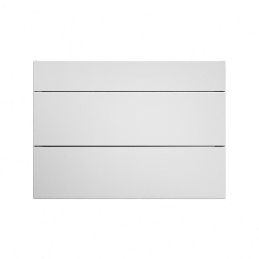 Greenwich Gloss Dove Grey 1000 Fridge Freezer Wall Door