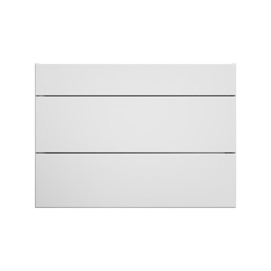 Greenwich White Smooth 1000 Fridge Freezer Wall Door