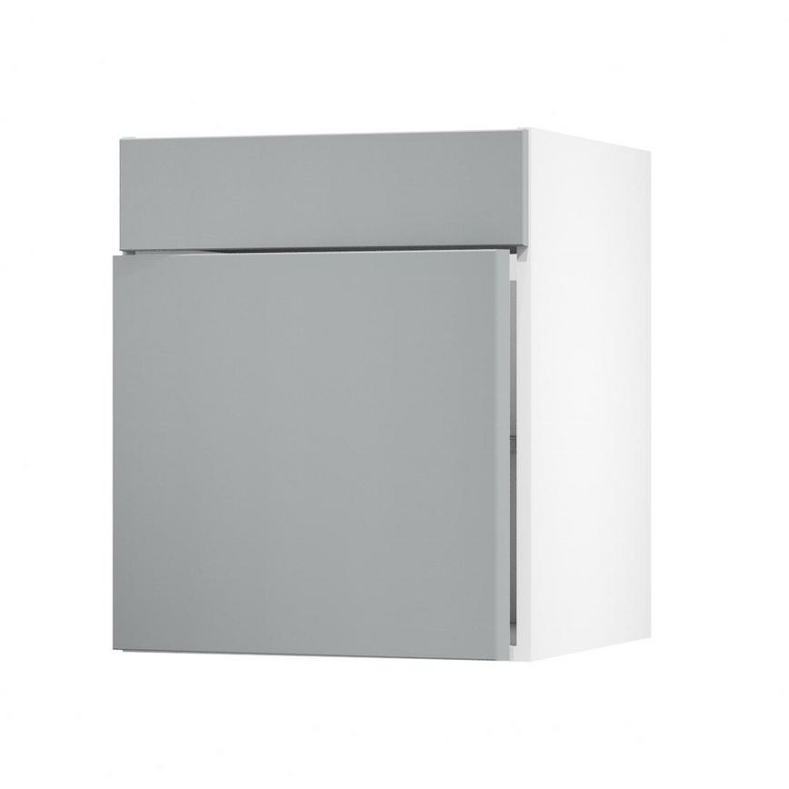 Greenwich Slate Grey 600 Standard Door Open