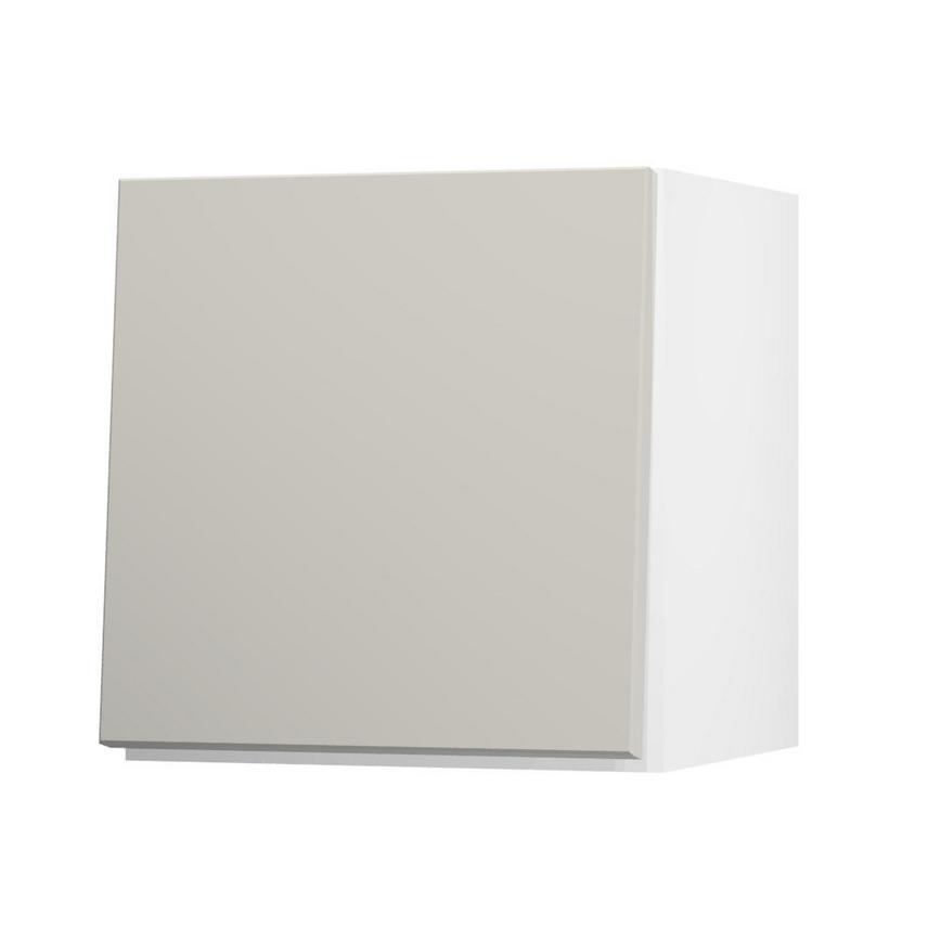 Greenwich Gloss Sandstone 350 Half Height Door Open