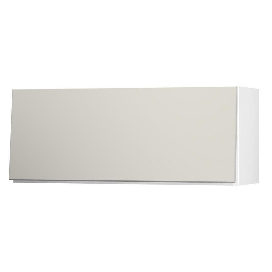 Greenwich Gloss Sandstone 900 Half Height Door Open