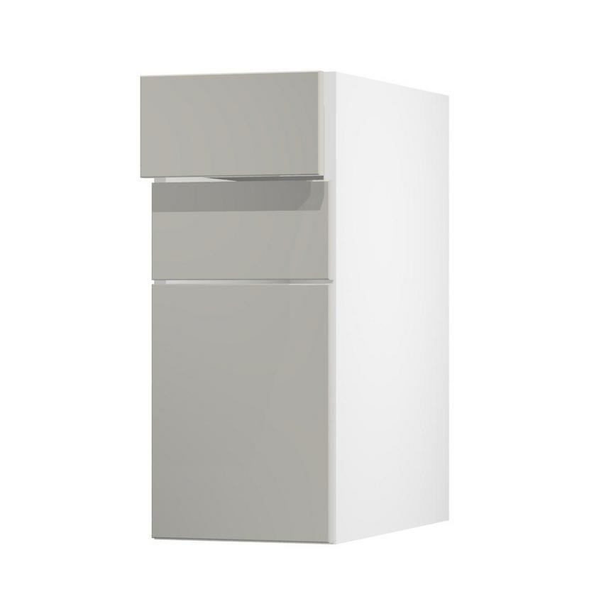 Greenwich Gloss Sandstone 300 Drawer Door Open