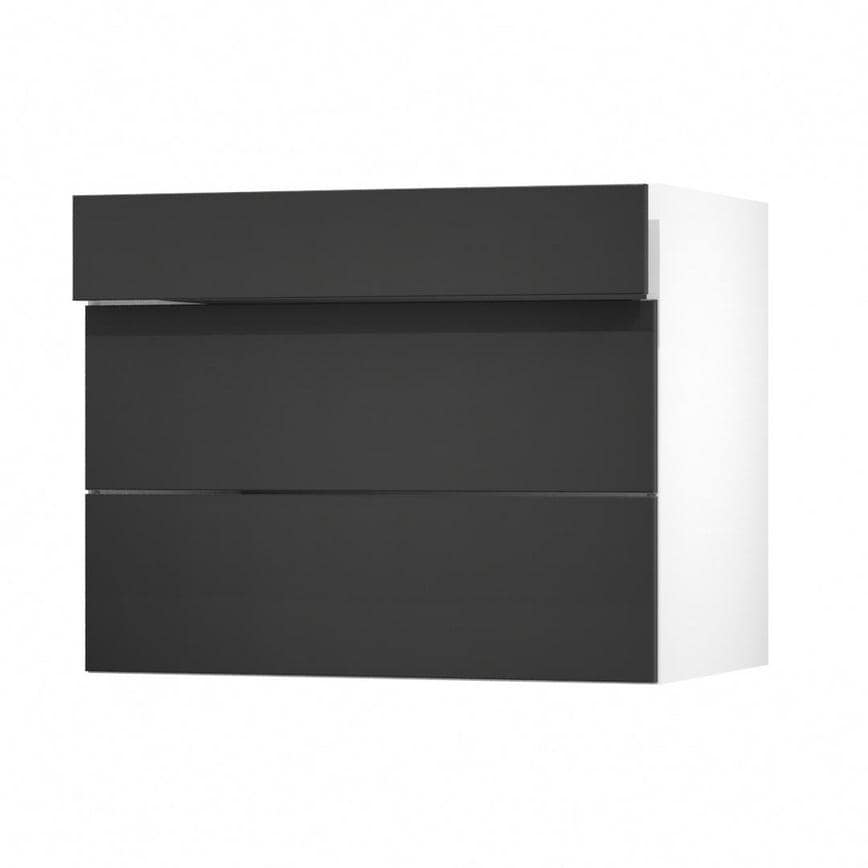 Greenwich Dove Grey 900 Drawer Door Open