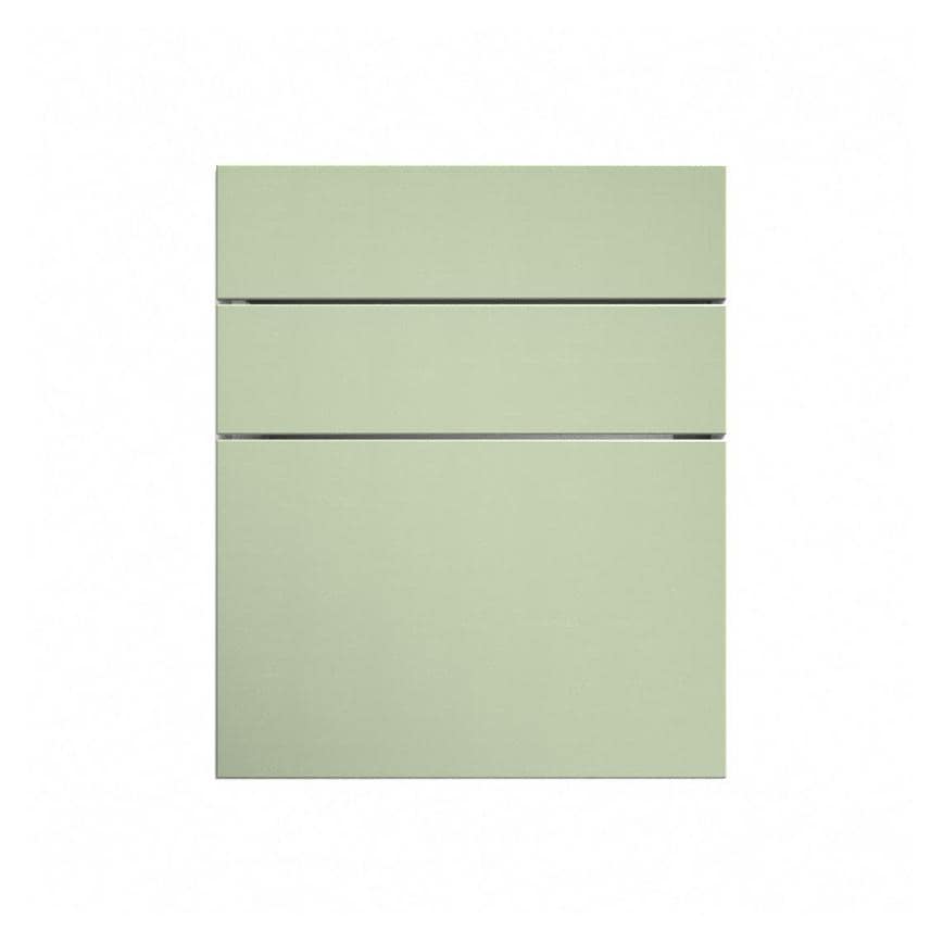 Greenwich Reed Green 600 Hob / Pan Drawer Door