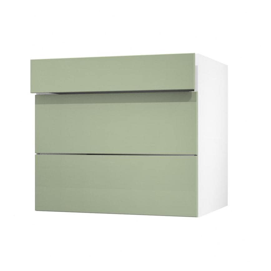 Greenwich Reed Green 800 Drawer Front Open