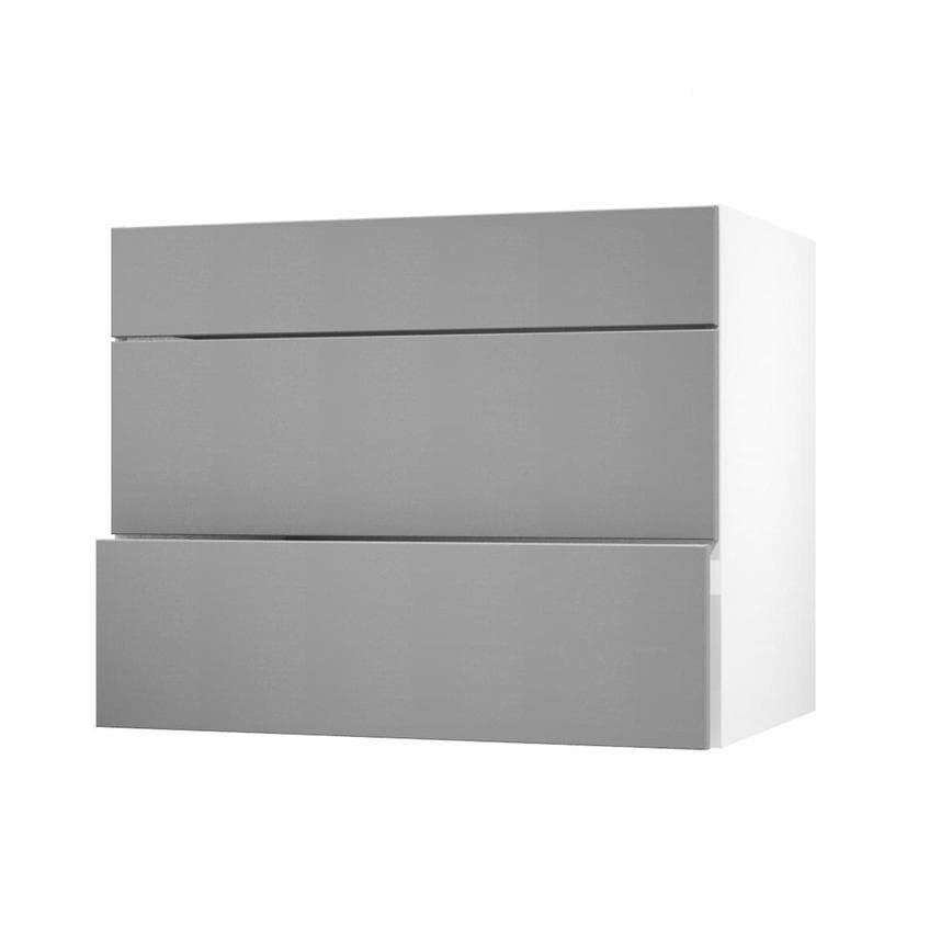 Greenwich Croft Grey 900 Pan Drawer Door Open