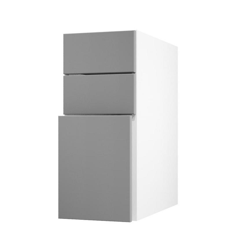 Greenwich Croft Grey 300 Pan Drawer Door Open