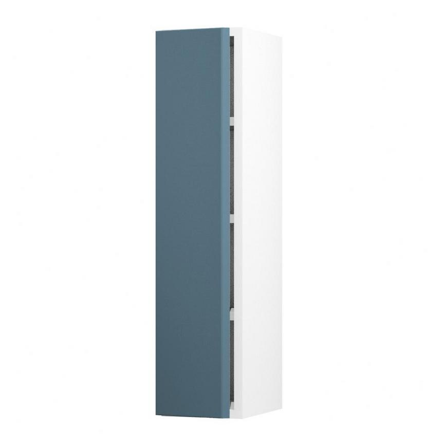 Greenwich Marine Blue 200mm x 900mm Tall Door Shown Open at an Angle