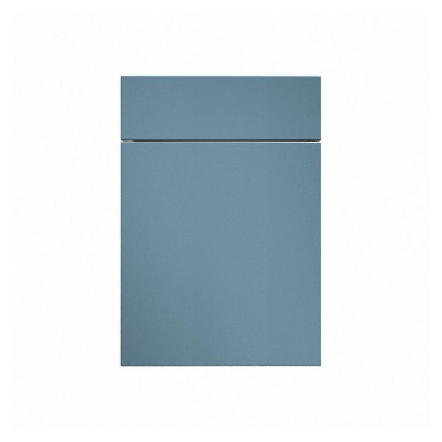 Greenwich Marine Blue 500mm x 557mm Door Front Shown Closed from the Front as Part of a Door and Drawer Unit