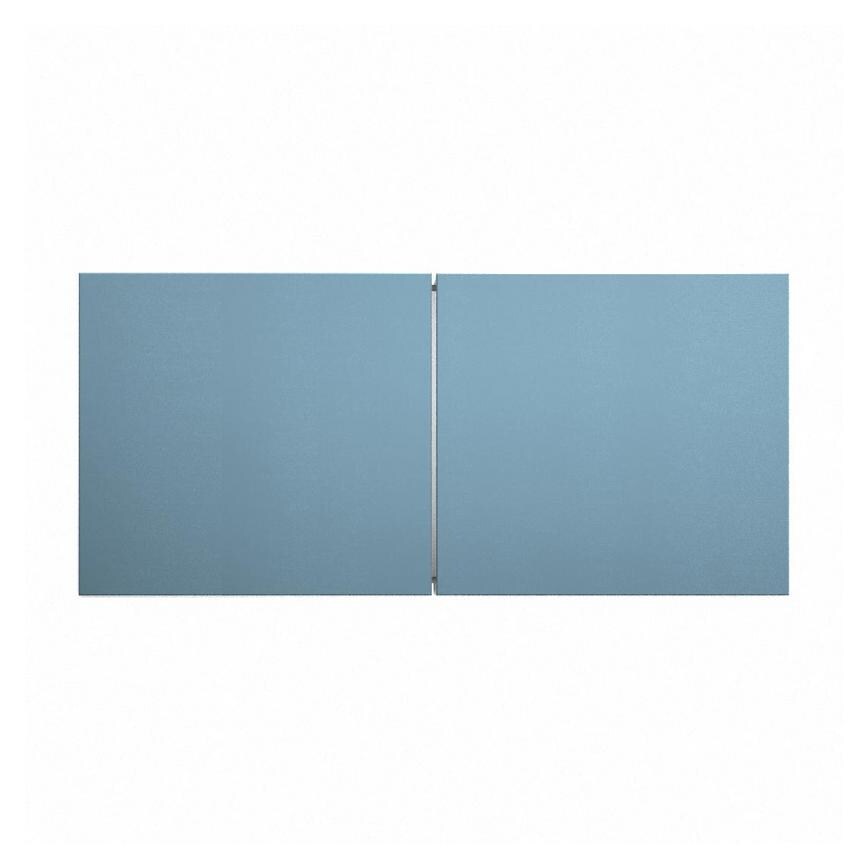 Greenwich Marine Blue 500mm x 460mm Tall Bridging Unit Shown Closed from the Front as a Pair of Doors