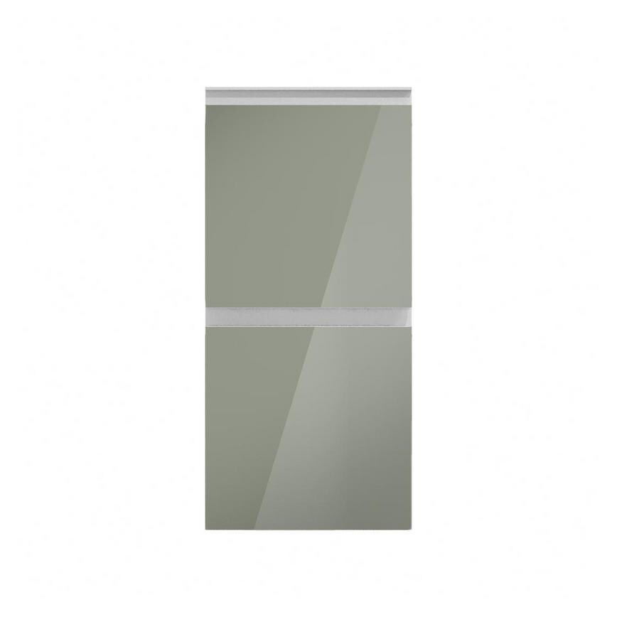 Greenwich Gloss Reed Green 342mm x 350mm Pan Kitchen Drawer