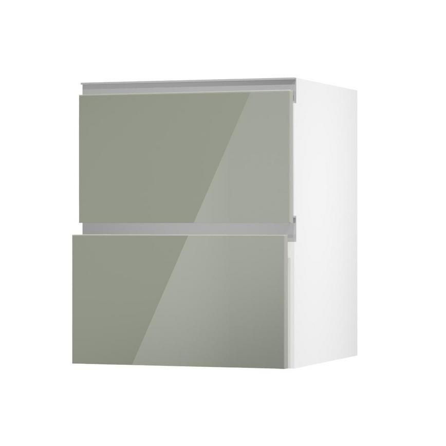 Greenwich Gloss Reed Green 342mm x 600mm Pan Kitchen Drawer