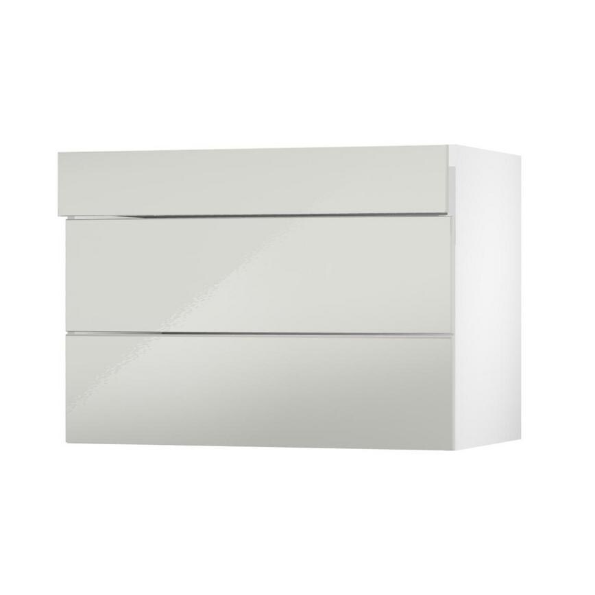 Greenwich Gloss Porcelain 160mm x 1000mm Kitchen Drawer Angle Open