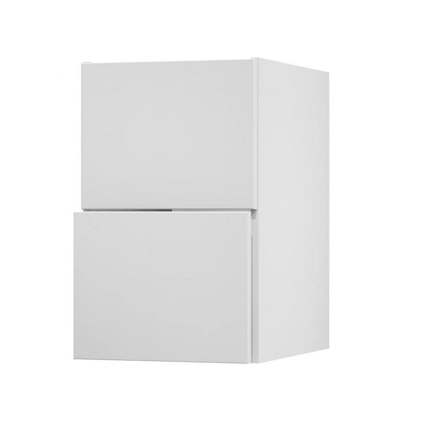 Hockley Mirror Gloss White 450 Pan Drawer Door Open 342mm