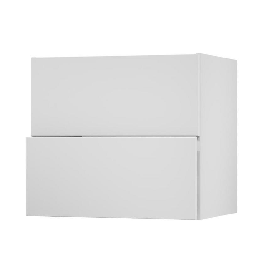 Hockley Mirror Gloss White 800 Pan Drawer Door Open 342mm