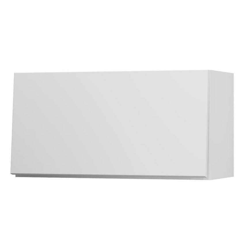 Hockley Mirror Gloss White 700 Half Height Door Open