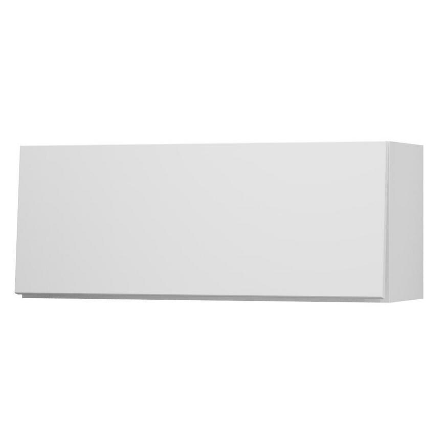 Hockley Mirror Gloss White 900 Half Height Door Open