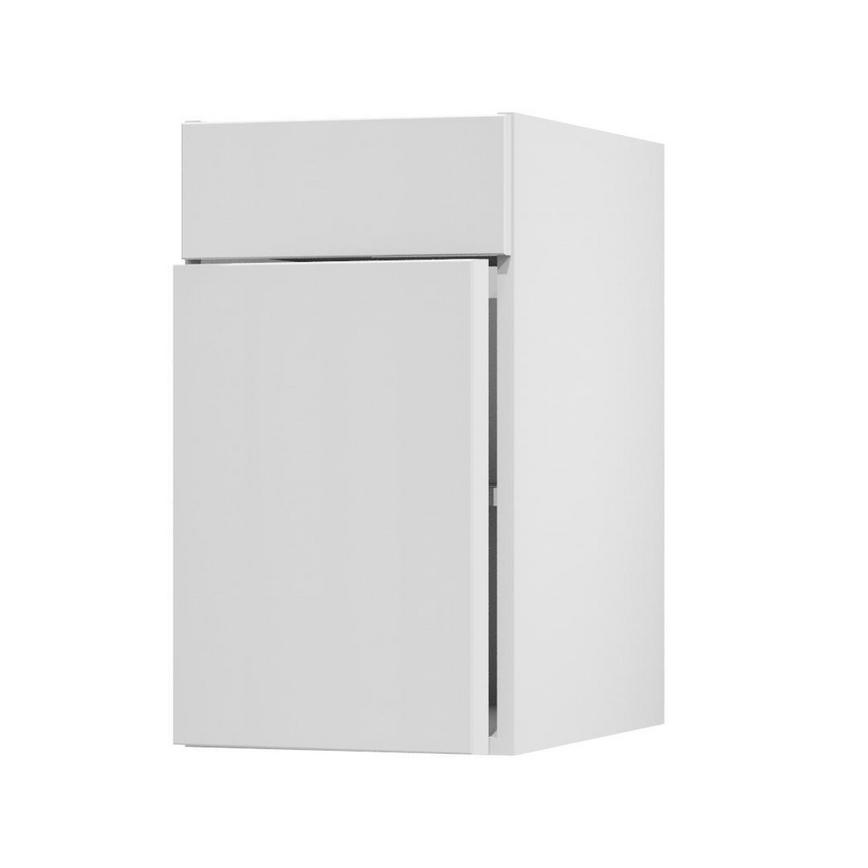 Hockley Mirror Gloss White 400 Standard Door Open