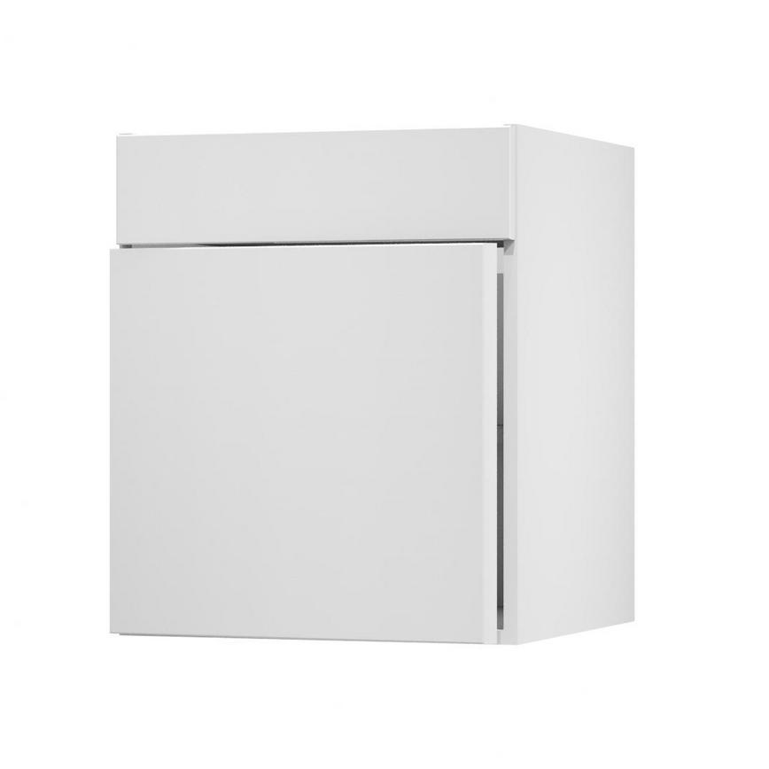 Hockley Mirror Gloss White 600 Standard Door Open