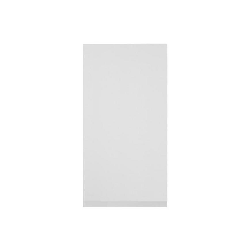 Hockley Mirror Gloss White 750mm x 1400mm Tall Larder Door Shown from the Front as a Single Door