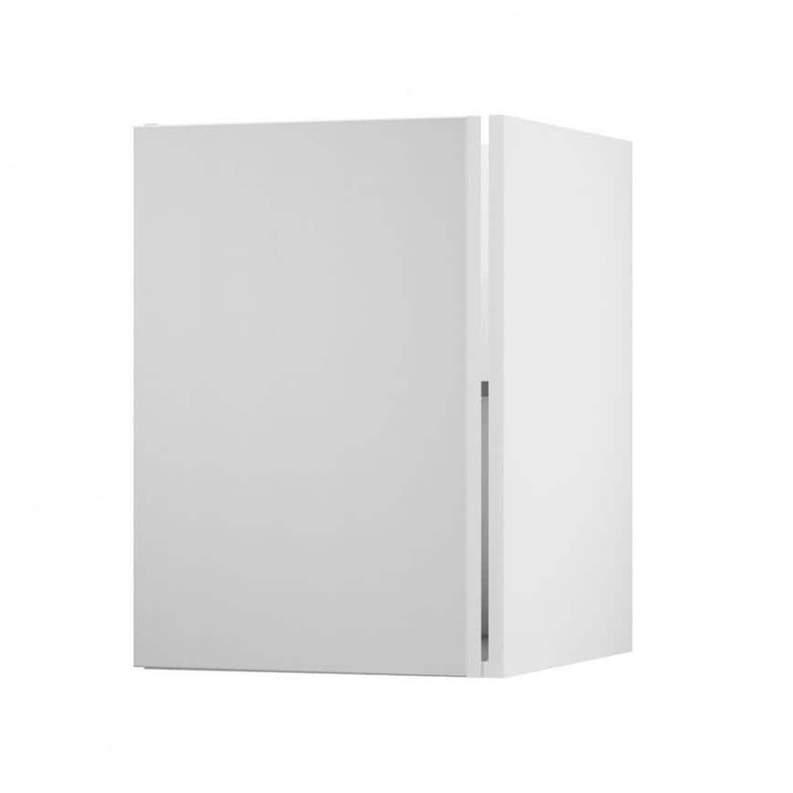 Hockley Mirror Gloss Dove Grey 500 Full Height Door Open