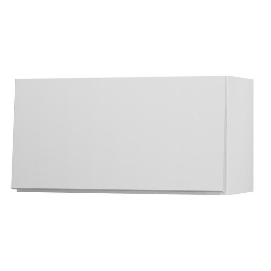 Hockley Mirror Gloss Dove Grey 700 Half Height Door Open