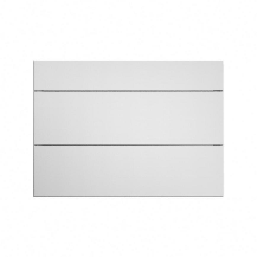 Hockley Mirror Gloss Dove Grey 1000 Fridge Freezer Wall Door