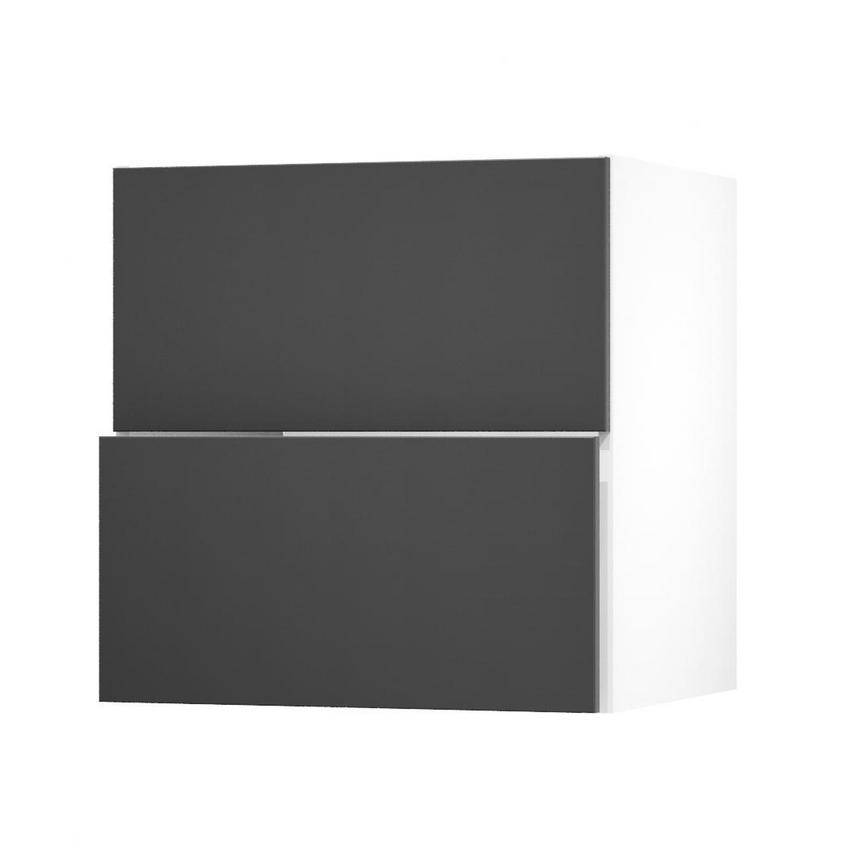 Hockley Super Matt Charcoal 700 Pan Drawer Door Open 342mm