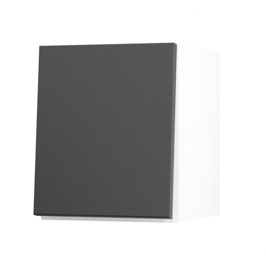 Hockley Super Matt Charcoal 300 Half Height Door Open
