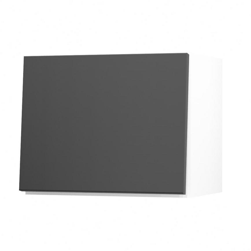 Hockley Super Matt Charcoal 450 Half Height Door Open