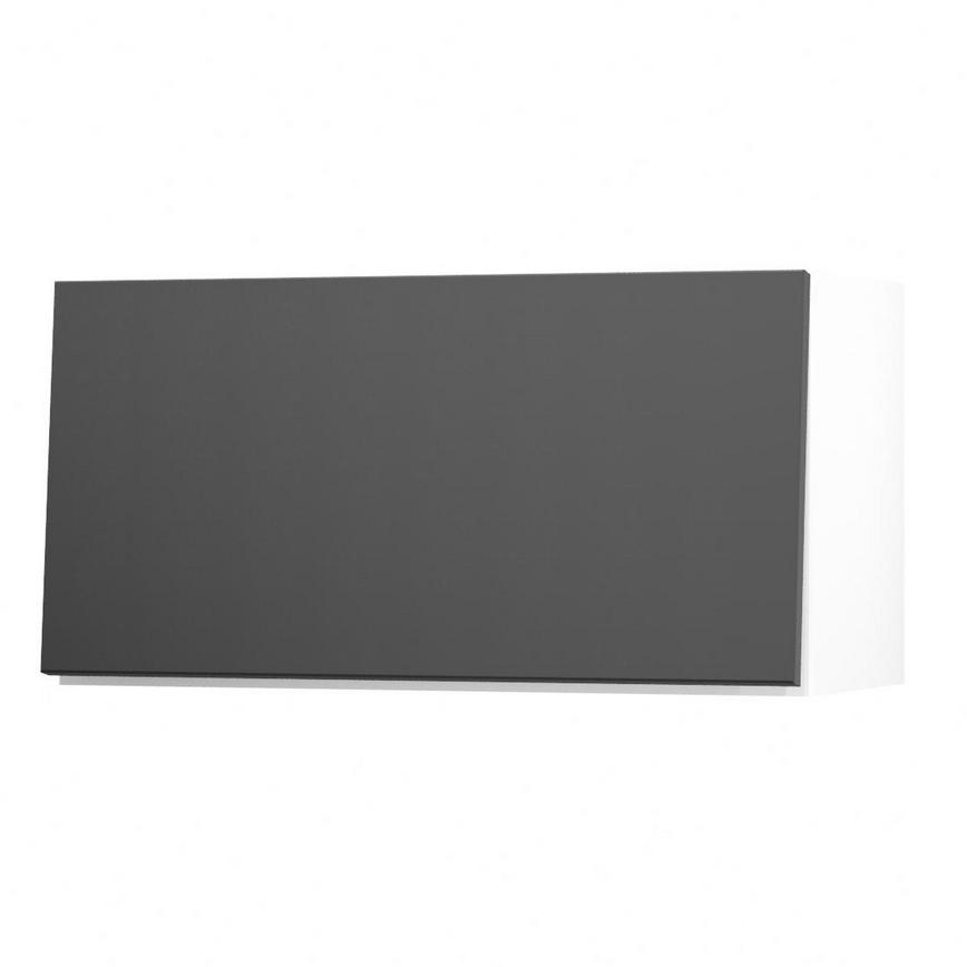 Hockley Super Matt Charcoal 700 Half Height Door Open