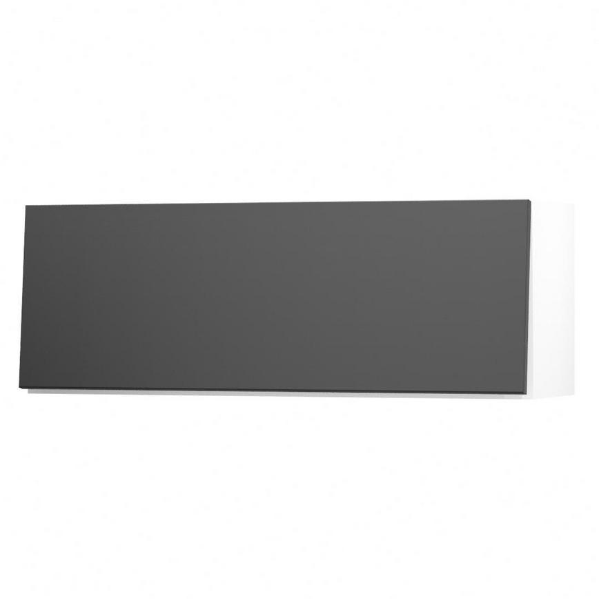 Hockley Super Matt Charcoal 1000 Half Height Door Open
