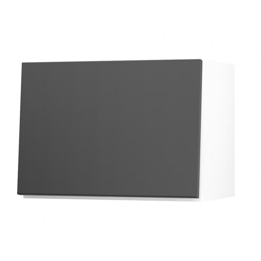Hockley Super Matt Charcoal 500 Half Height Door Open