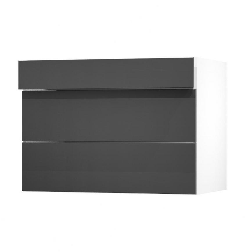 Hockley Super Matt Charcoal 1000 Drawer Door Open