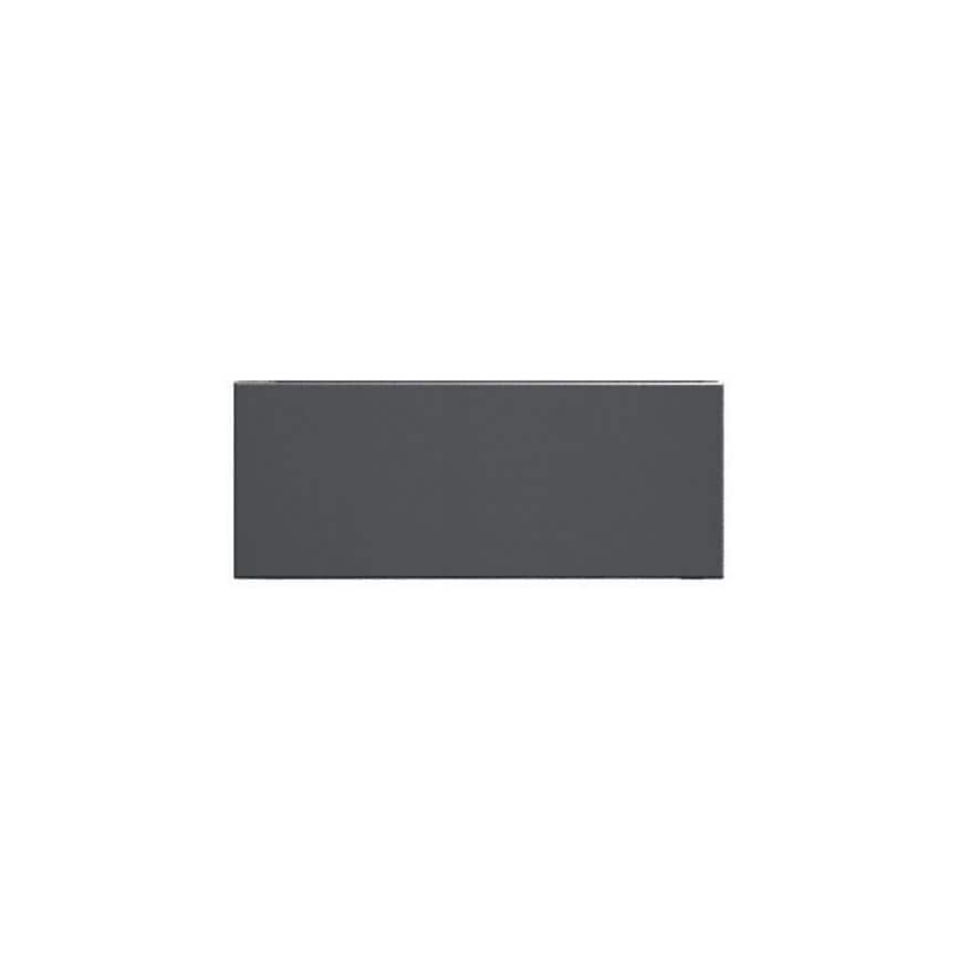 Hockley Super Matt Charcoal 400 Drawer Door Cut Out