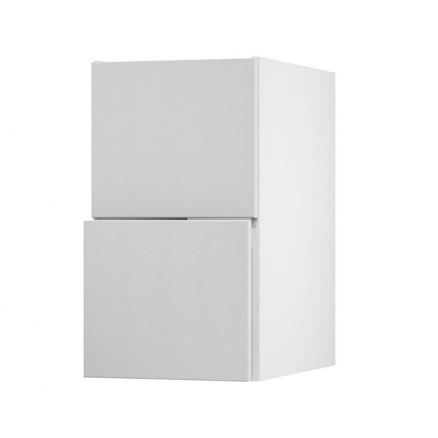 Hockley Super Matt Dove Grey 400 Pan Drawer Door Open 342mm