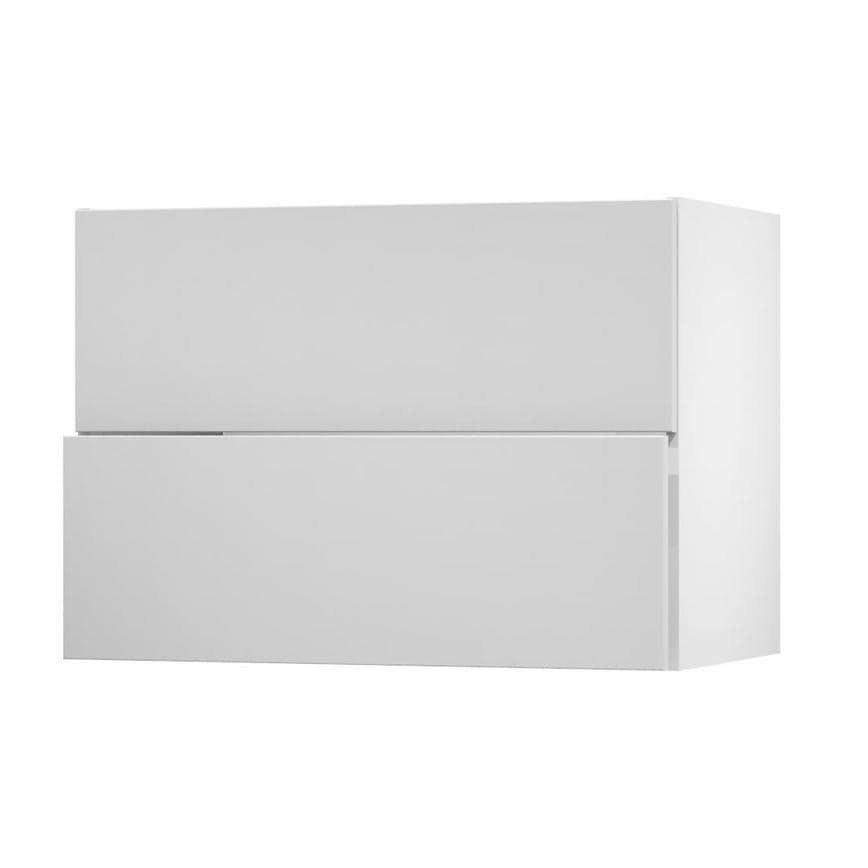 Hockley Super Matt Dove Grey 1000 Pan Drawer Door Open 342mm