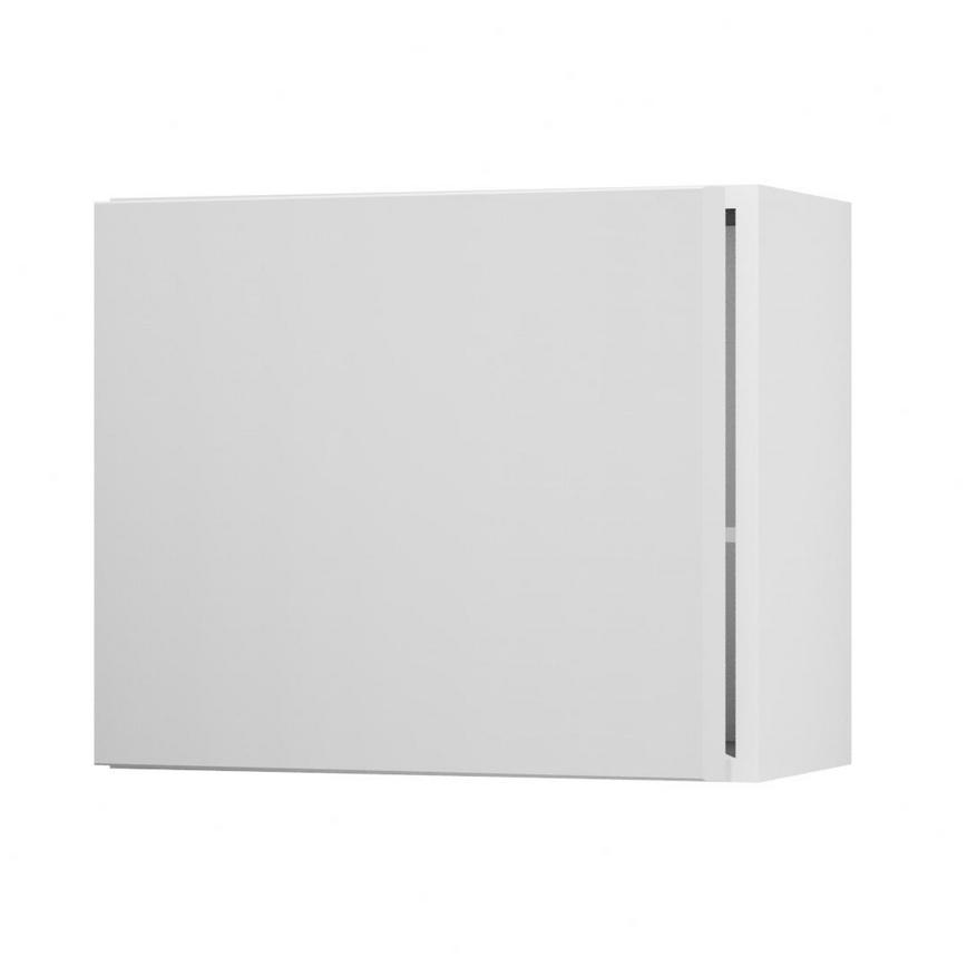 Hockley Super Matt Dove Grey 600 Tall Integrated Microwave Topbox Door Open