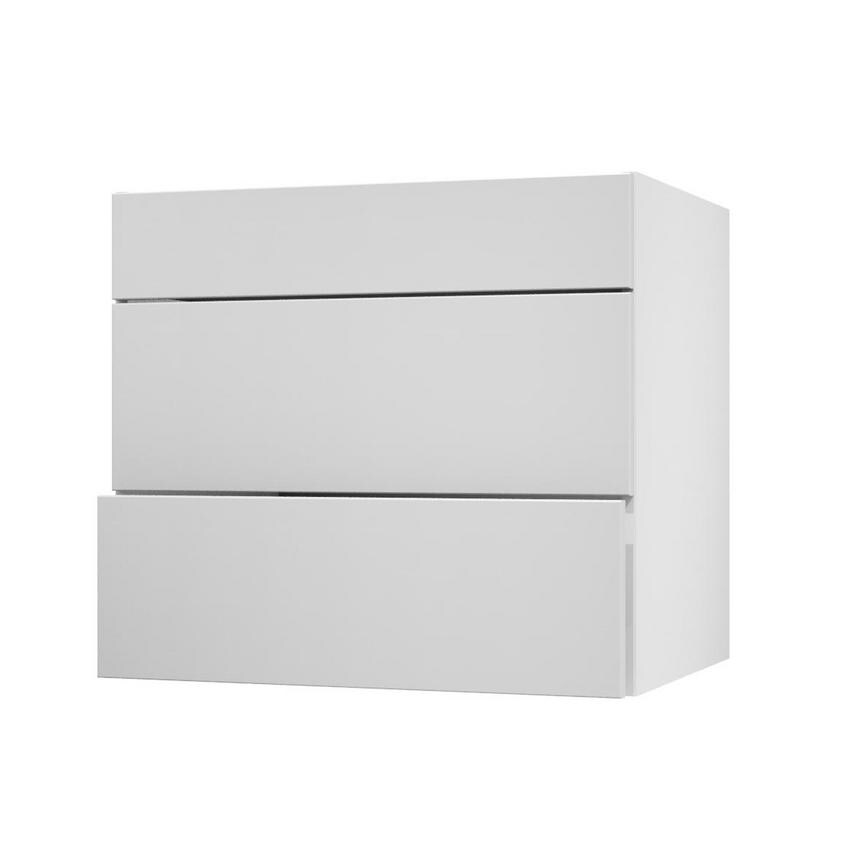 Hockley Super Matt Dove Grey 800 Pan Drawer Door Open