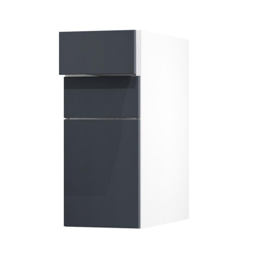 Hockley Super Matt Navy 300 Drawer Door Open