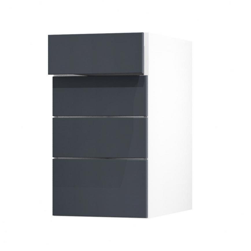 Hockley Super Matt Navy 400 Drawer Door Open